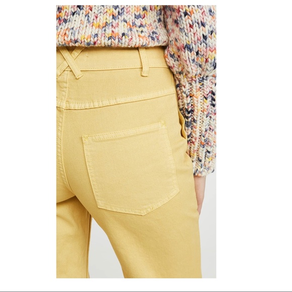 Rachel Antonoff Mike Pant in Deep Burgundy Red - Picture 7 of 9